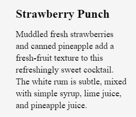 Strawberry Punch