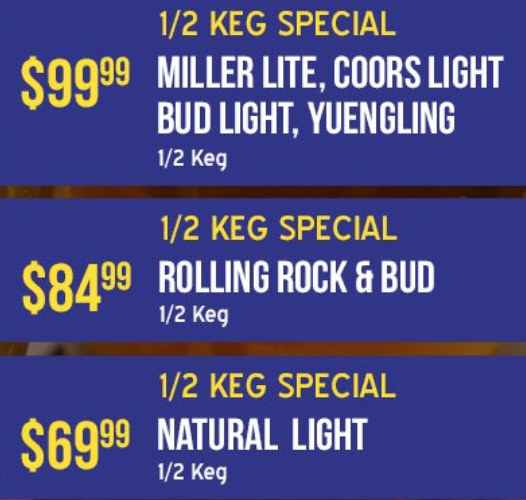 tailgating beers Delaware